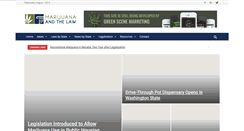 Desktop Screenshot of marijuanaandthelaw.com
