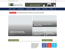 Tablet Screenshot of marijuanaandthelaw.com
